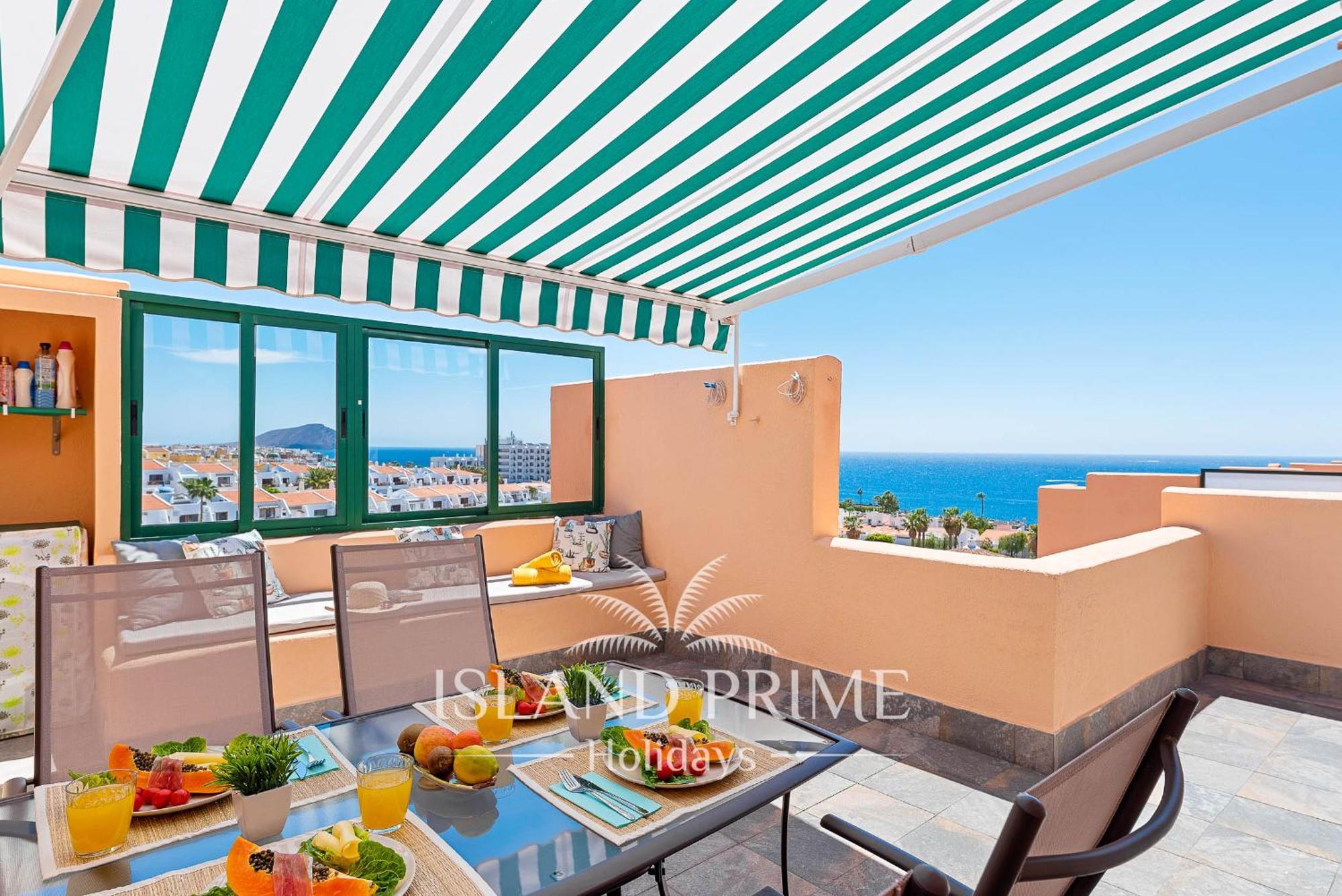 Sea Views And Heated Pool In Golf Del Sur Tlp512